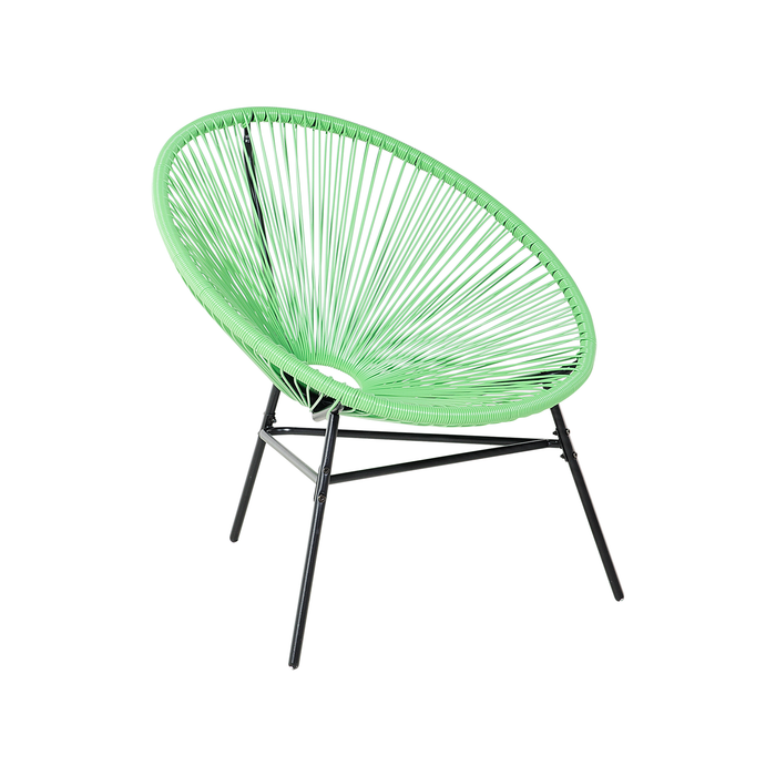 Beliani ACAPULCO set van 2 stoelen groen