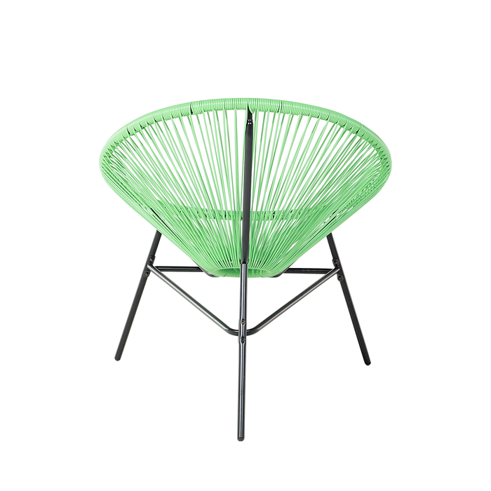 Beliani ACAPULCO set van 2 stoelen groen