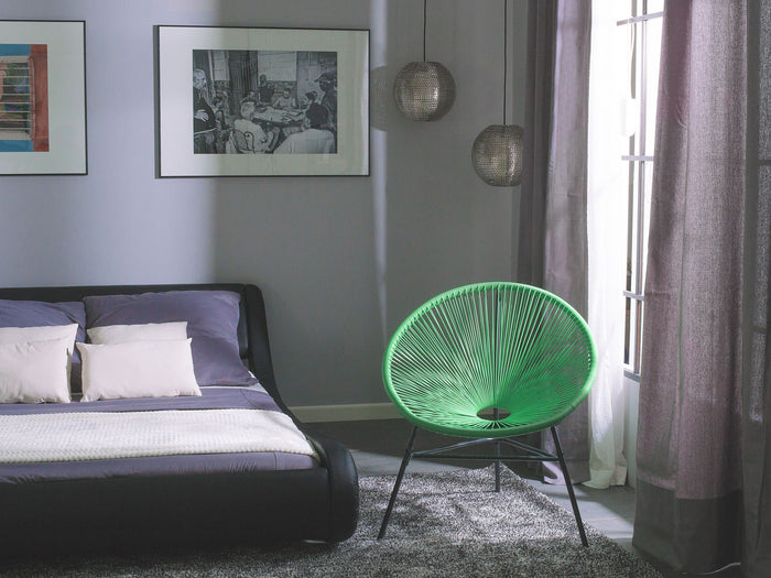 Beliani ACAPULCO set van 2 stoelen groen