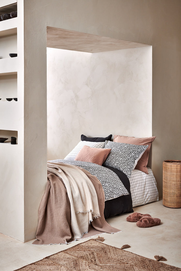 Vandyck Dekbedovertrek PURE 54 Anthracite 140x220 cm (percalkatoen)