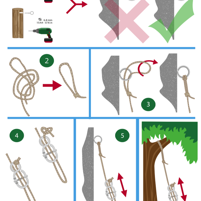 Tropilex® Hangmatbevestiging Simple White Wit | Ecru
