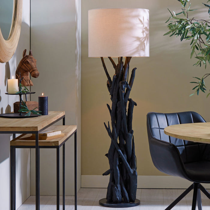 Light & Living Cilinder lampenkap Livigno - Wit - Ø50x38cm