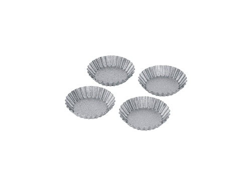 Berndes - Mini Taartvormen, Set van 4 Stuks, 11 cm - Berndes | B.Gree
