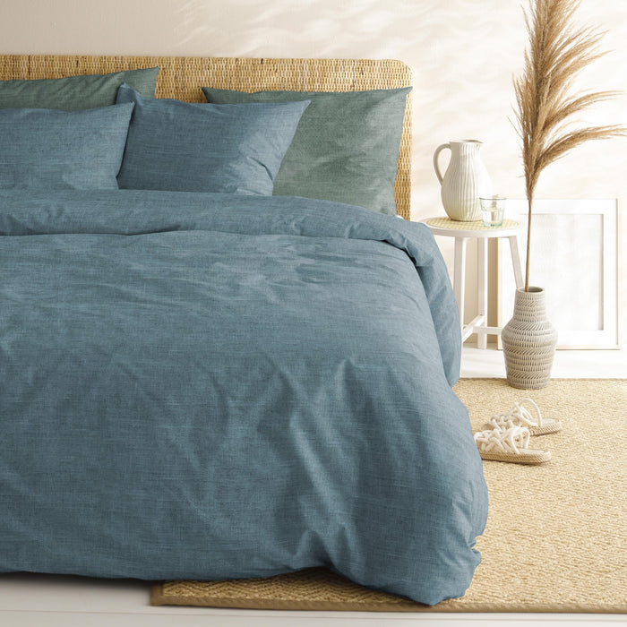 Cinderella dekbedovertrek Lyn - Katoen - 200x200|220 cm - Petrol