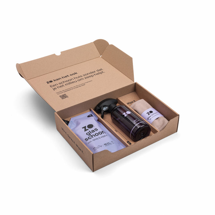 ZO® startpakket glas schoon amber