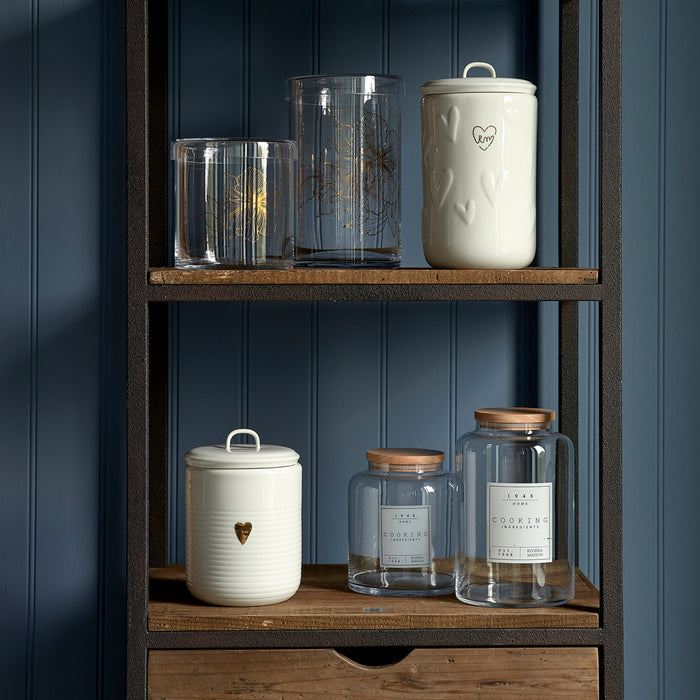 Riviera Maison Food Lovers Storage Jar M - 14.5x14.5x23.0 cm