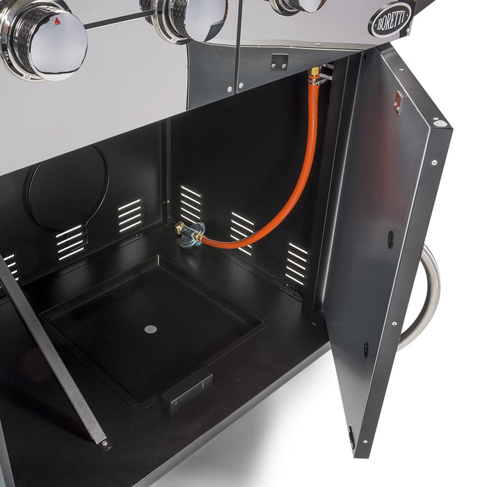 Boretti Da Vinci Nero Buitenkeuken B 136 x D 61 cm