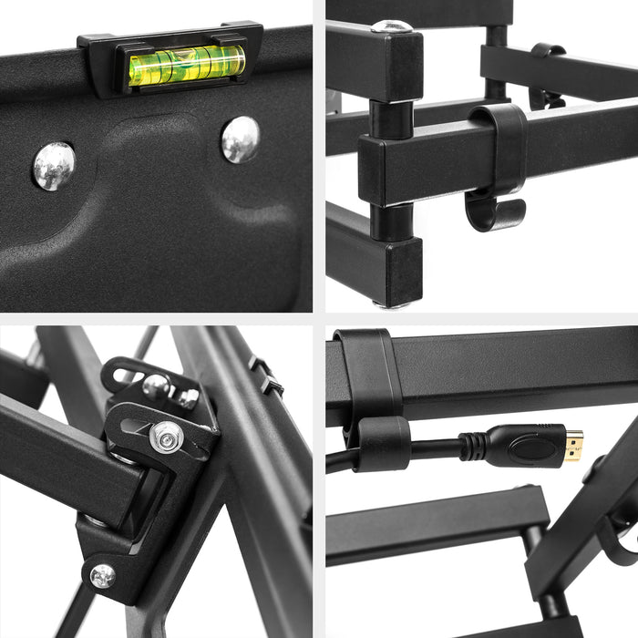 tectake® TV-muurbeugel kantelbaar, draaibaar voor 32-100" tot 120kg