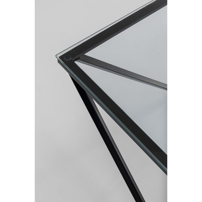 Salontafel Cristallo 80x80cm zwart Kare Design