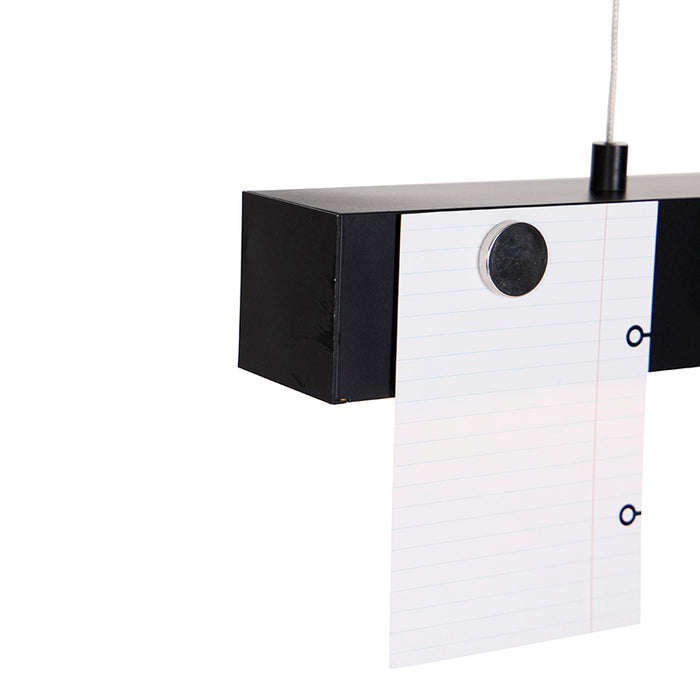 QAZQA LED Hanglamp magneto - Zwart - Modern - L 90cm