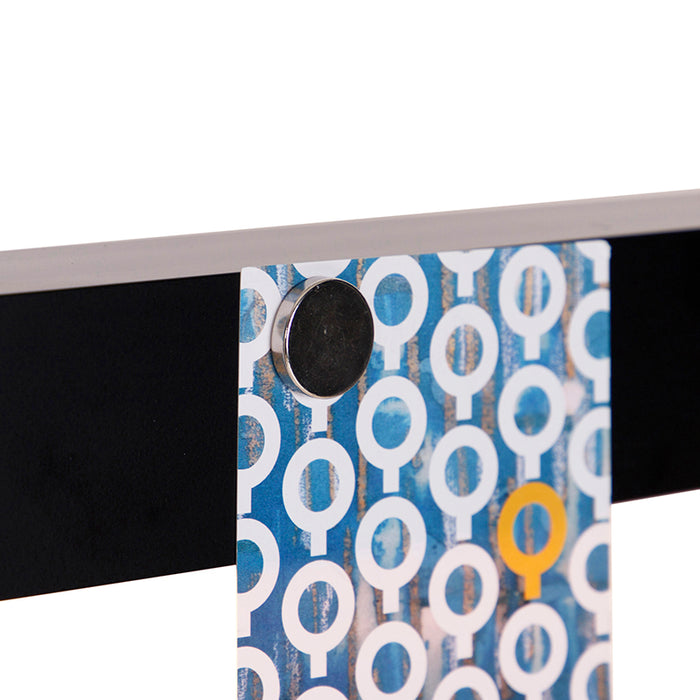 QAZQA LED Hanglamp magneto - Zwart - Modern - L 90cm