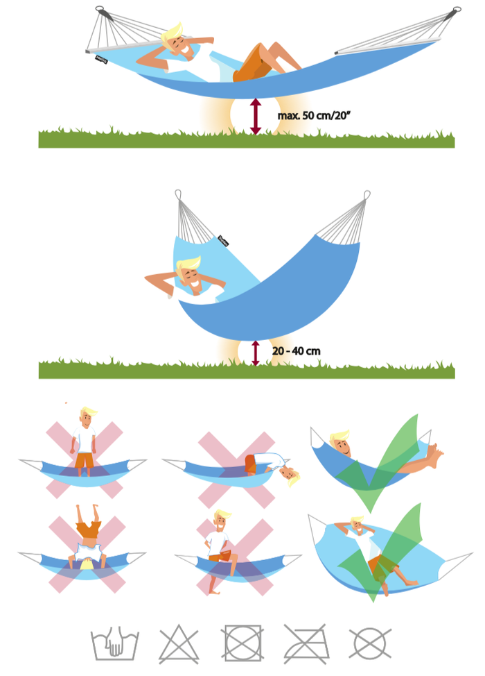 Tropilex® Hangmatbevestiging Simple Black Zwart