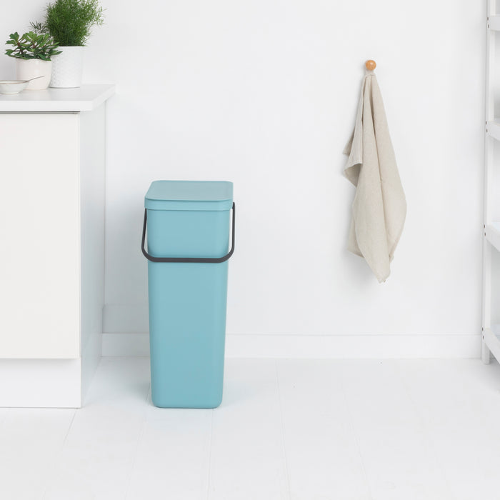 Brabantia Sort & Go Afvalemmer 40 Liter - Mint
