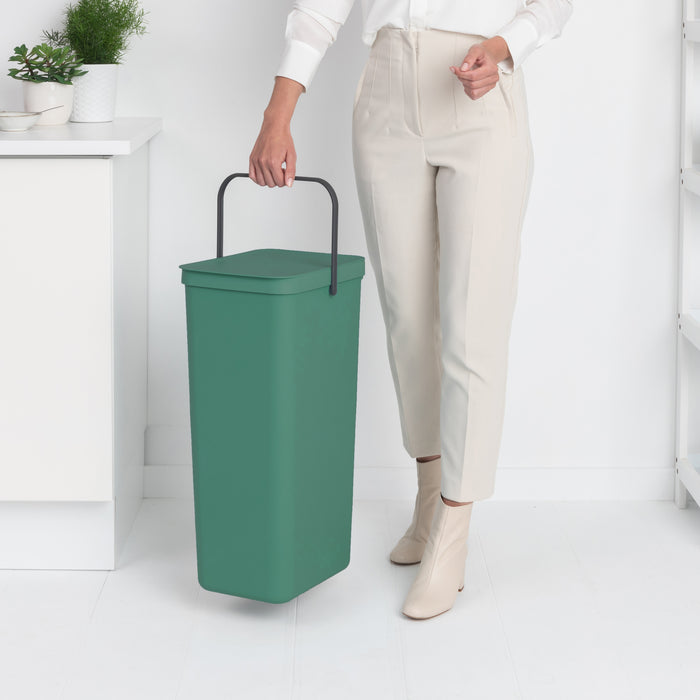 Brabantia Sort & Go Afvalemmer 40 Liter - Fir Green