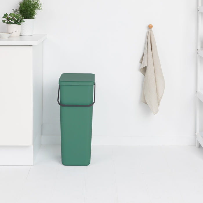 Brabantia Sort & Go Afvalemmer 40 Liter - Fir Green