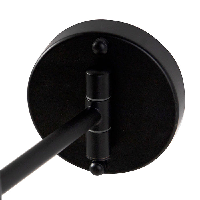 QAZQA Design badkamerspiegel zwart incl. LED verstelbaar IP44 -