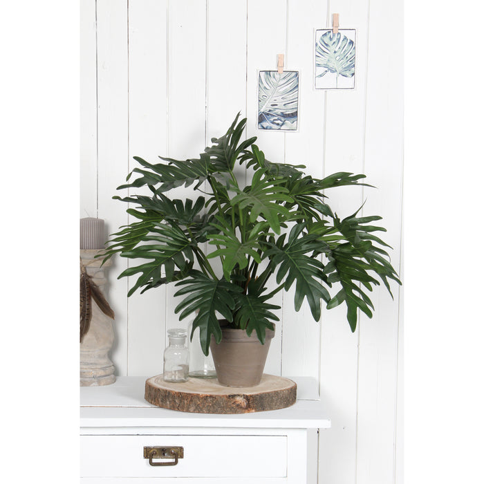 Mica Decorations Philodendron Selloum Kunstplant in Bloempot H50 cm