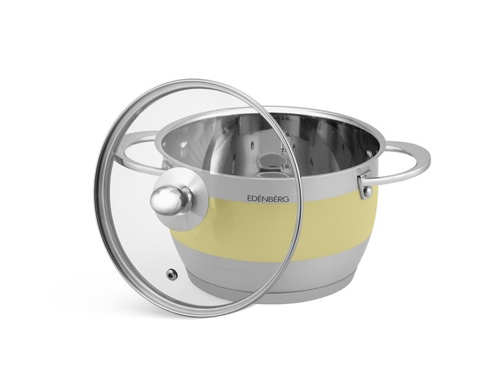 Edenberg Prestige Line - Luxe Pannenset - RVS - 12 delig -