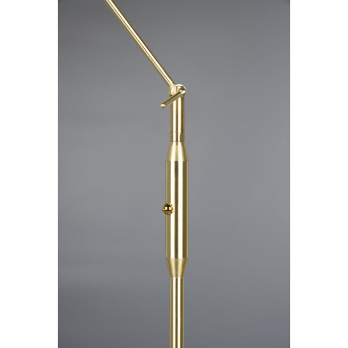 Trio Leuchten Franklin Vloerlamp 1x SMD LED Messing Mat