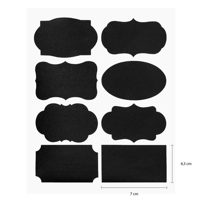 QUVIO Krijt stickers set van 80 stickers