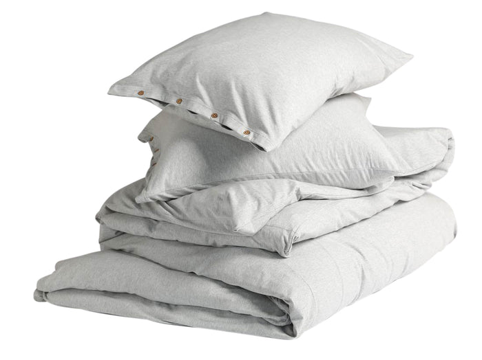 Yumeko overtrekset jersey white grey 240x220 + 2|60x70