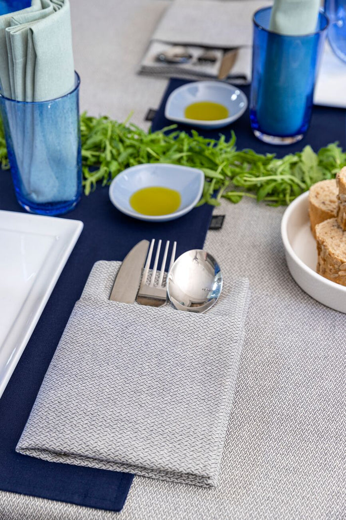 Mistral Home Tafelkleed-150x250 cm-motief-Blauw