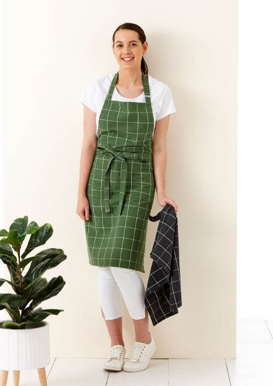 Keukenschort Groen, 70 x 89 cm – Ladelle | Eco Check