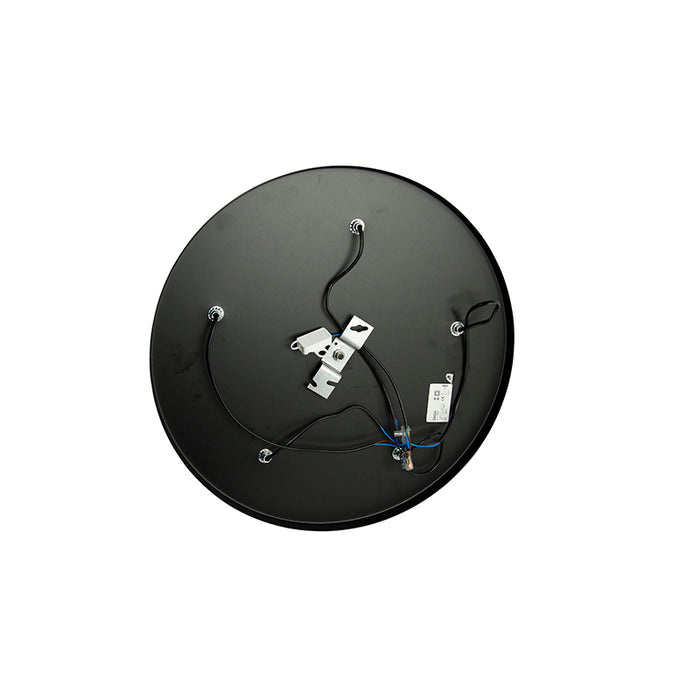 QAZQA Moderne plafondlamp zwart 5-lichts - Facil