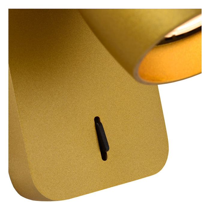 Lucide PRESTON Wandspot 1xGU10 - Mat Goud | Messing