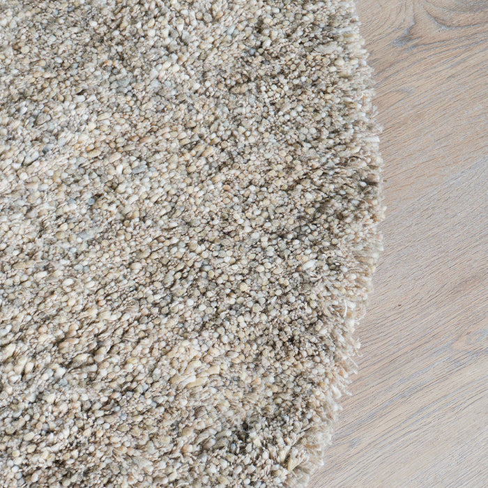 Veer Carpets - Vloerkleed Zumba Beige Rond ø200 cm