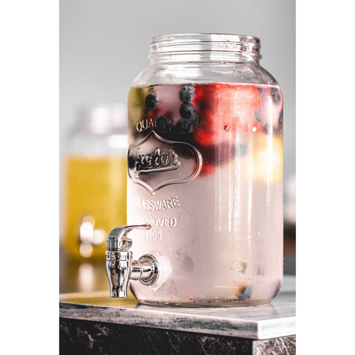 Sareva Drankdispenser - met houder - 2 x 3 Liter