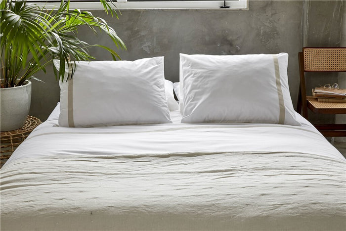 Walra - Dekbedovertrek Timeless Chic - 240x220 - Zand