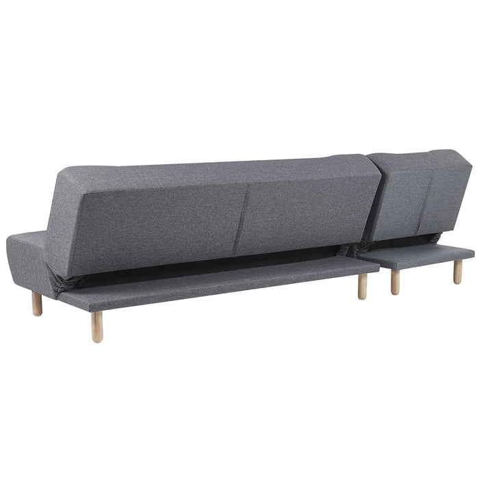 Beliani-ALSTEN-Hoekslaapbank-Donkergrijs-Rechterzijde-Polyester