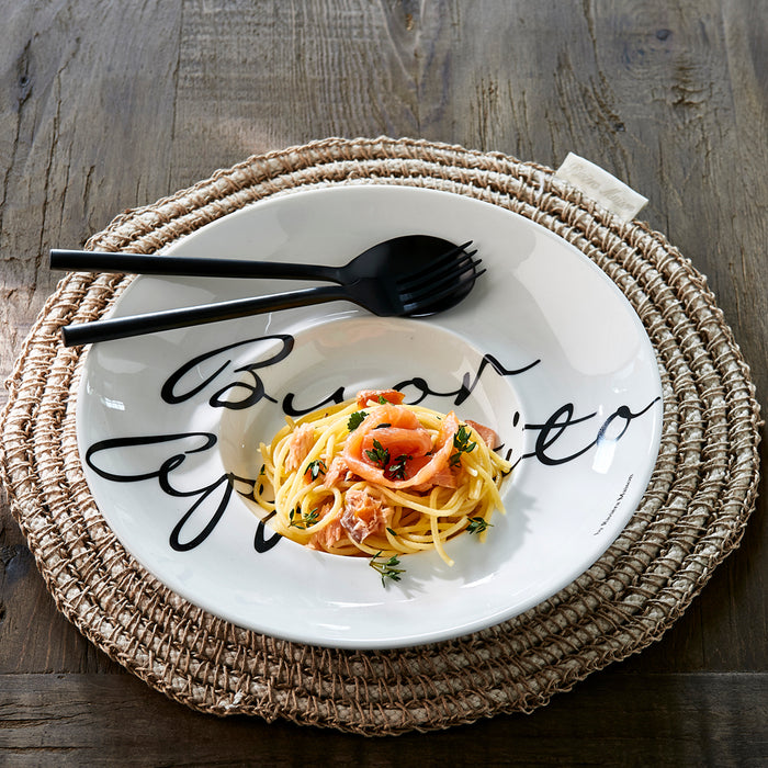 Riviera Maison Buon Appetito Pasta Plate 26x26x4
