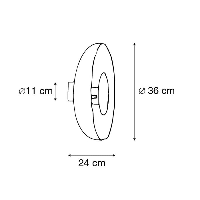 QAZQA Design wandlamp antiek goud - Robert