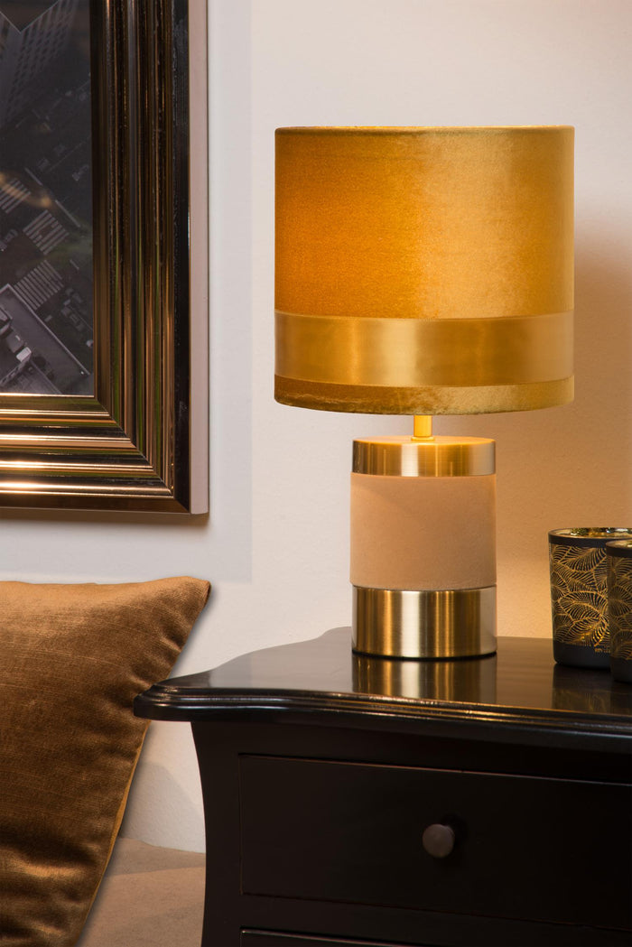 Lucide EXTRAVAGANZA FRIZZLE Tafellamp - Geel