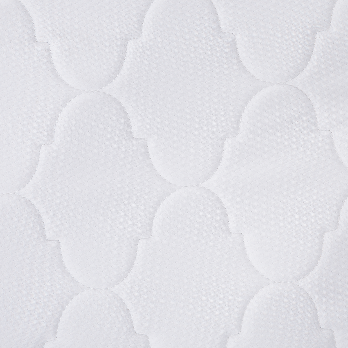 Beliani-BLISS-Pocketveringmatras stevig-Crème-80 x 200 cm-Polyester