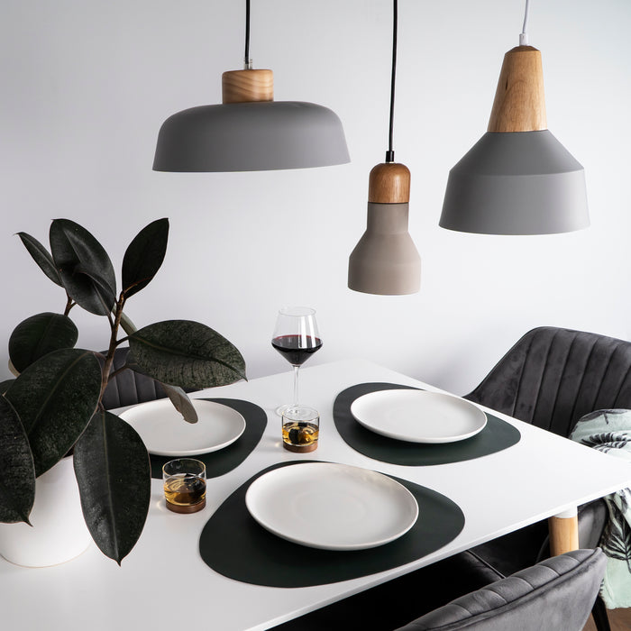 QUVIO Hanglamp rond grijs - QUV5067L-GREY