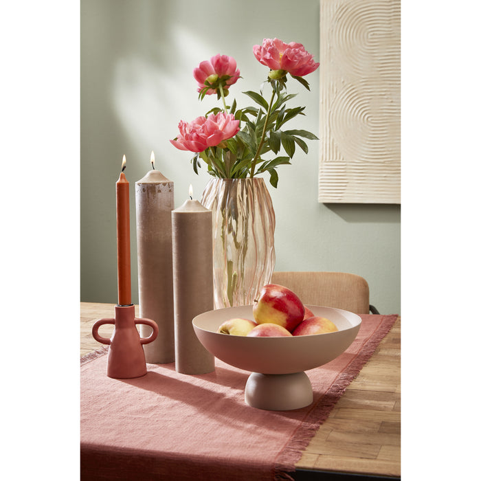 Mica Decorations Feline Vaas - H32 x Ø16 cm - Crème