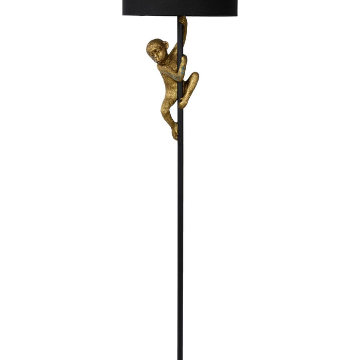 Lucide EXTRAVAGANZA CHIMP Vloerlamp - Zwart