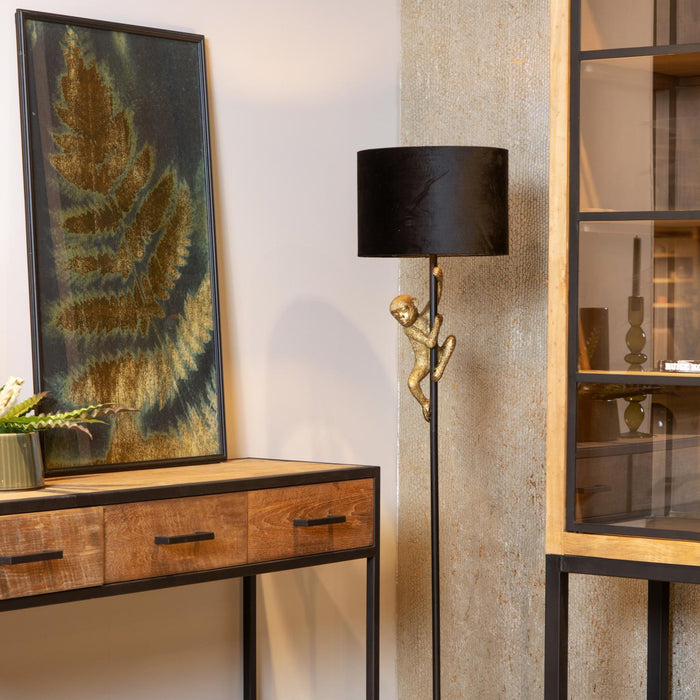 Lucide EXTRAVAGANZA CHIMP Vloerlamp - Zwart