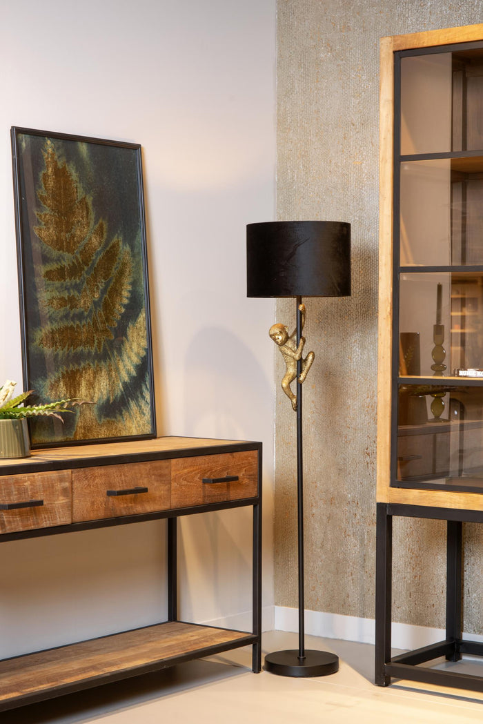 Lucide EXTRAVAGANZA CHIMP Vloerlamp - Zwart