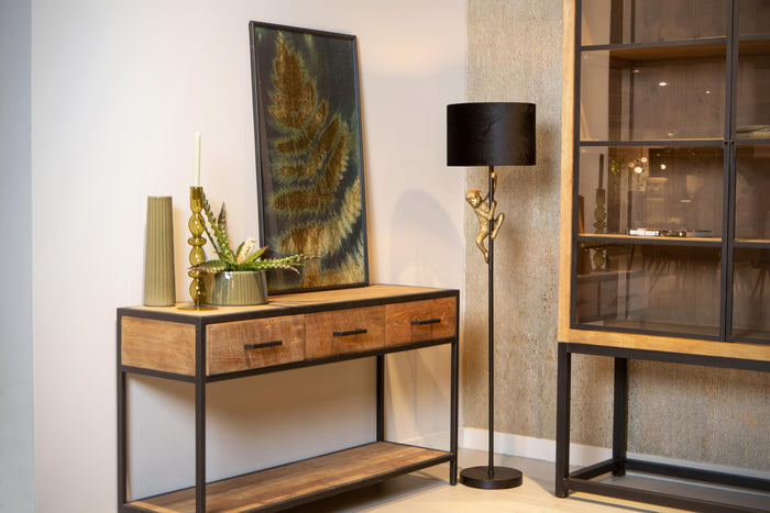 Lucide EXTRAVAGANZA CHIMP Vloerlamp - Zwart