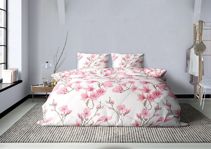 Elegance Dekbedovertrek Lena - licht roze