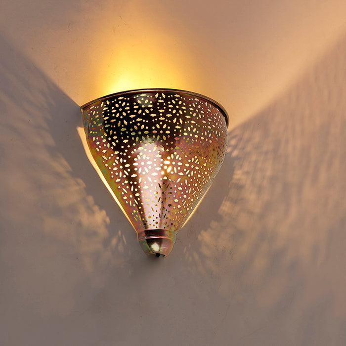 QAZQA Oosterse wandlamp koper - Muraf