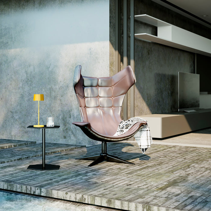 KS Verlichting Oplaadbare LED Tafellamp Lido Okergeel