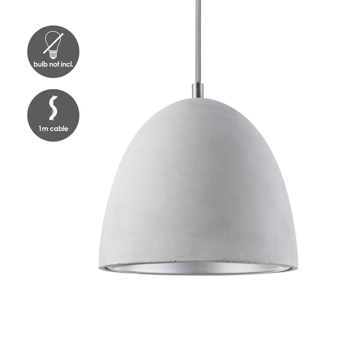 Home sweet home Concrete Hanglamp Ø 20 cm - Betongrijs