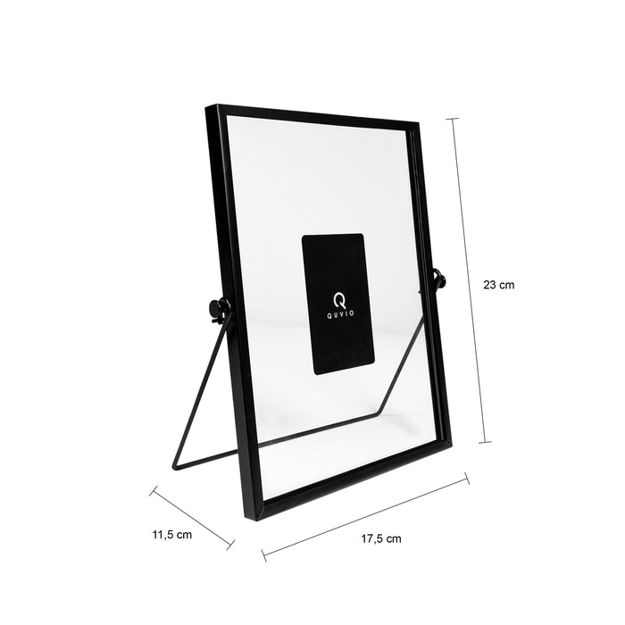 QUVIO Fotolijstje staand - Set van 3 - Zwart
