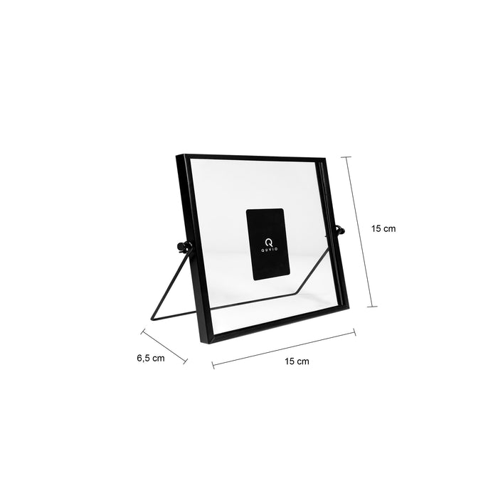 QUVIO Fotolijstje staand - Set van 3 - Zwart