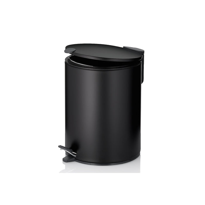 Kela Pedaal Afvalemmer, 5 L, Zwart | Mats